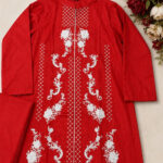 2PC Linen-Embroidered