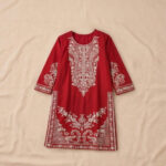 2PC Linen-Embroidered