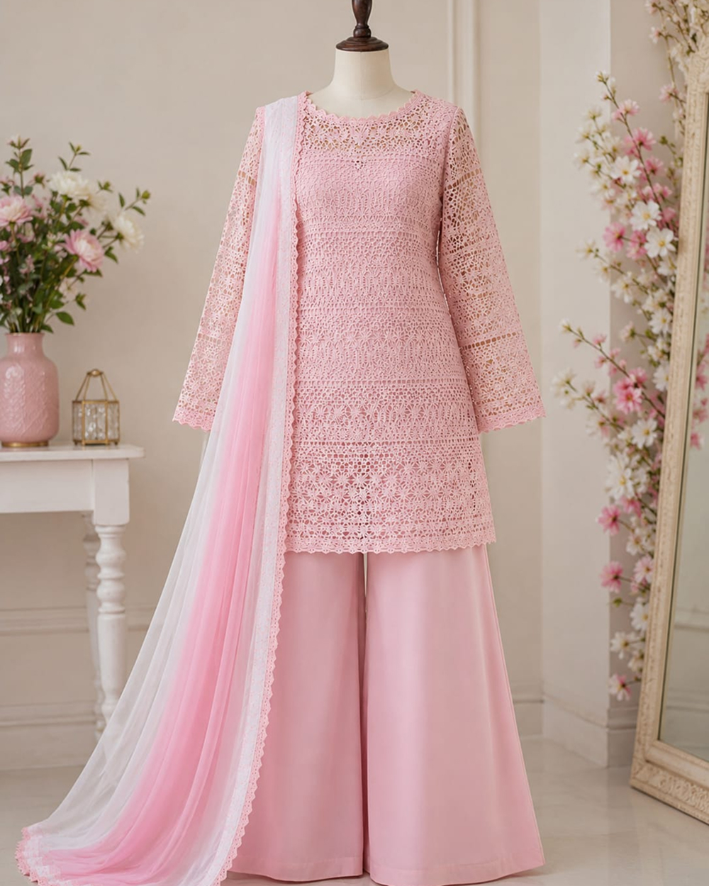 3 PC kharoshia shrt 9999PKR 3 Piece Kharoshia Shirt - Image 1