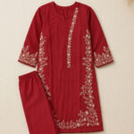 2PC Embroidered
