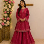Embroidered 3-Piece Silk Suit