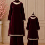 Matching Velvet 3-Piece – Mom & Baby Girl