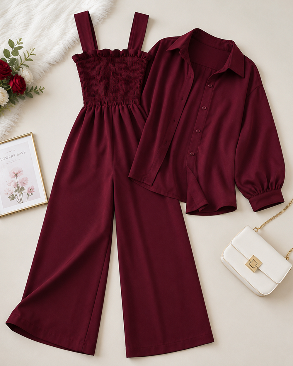rompar with ject in different color 5999 Romper with Jacket – Available in Different Colors - Image 1
