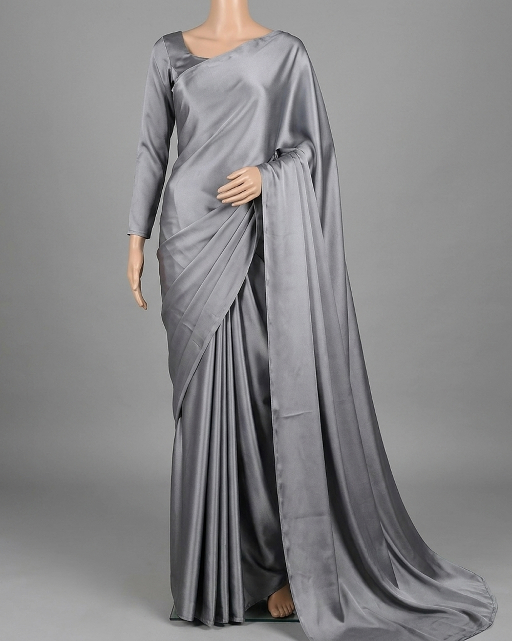 silk sari 5000 Simple Silk Saree - Image 1