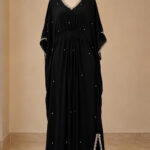 Velvet Long Shrug – 2-Piece Set